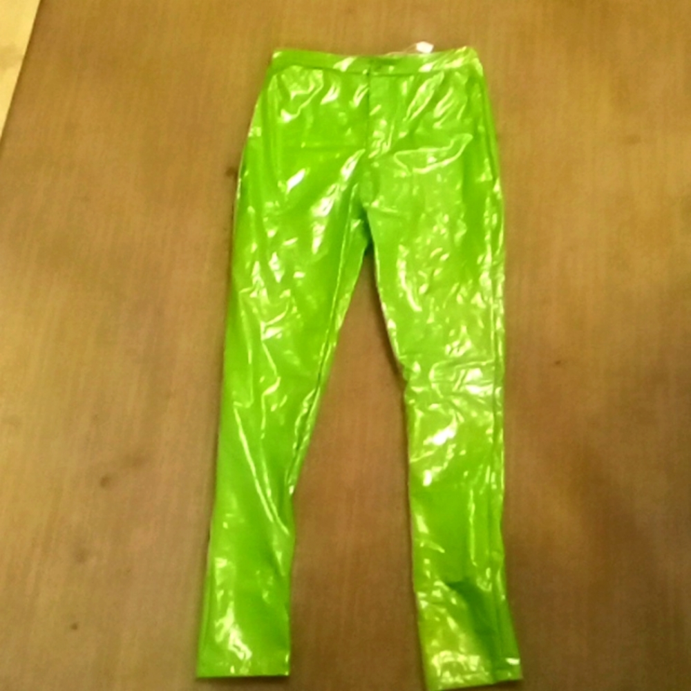 Light green straight Leg trouser
